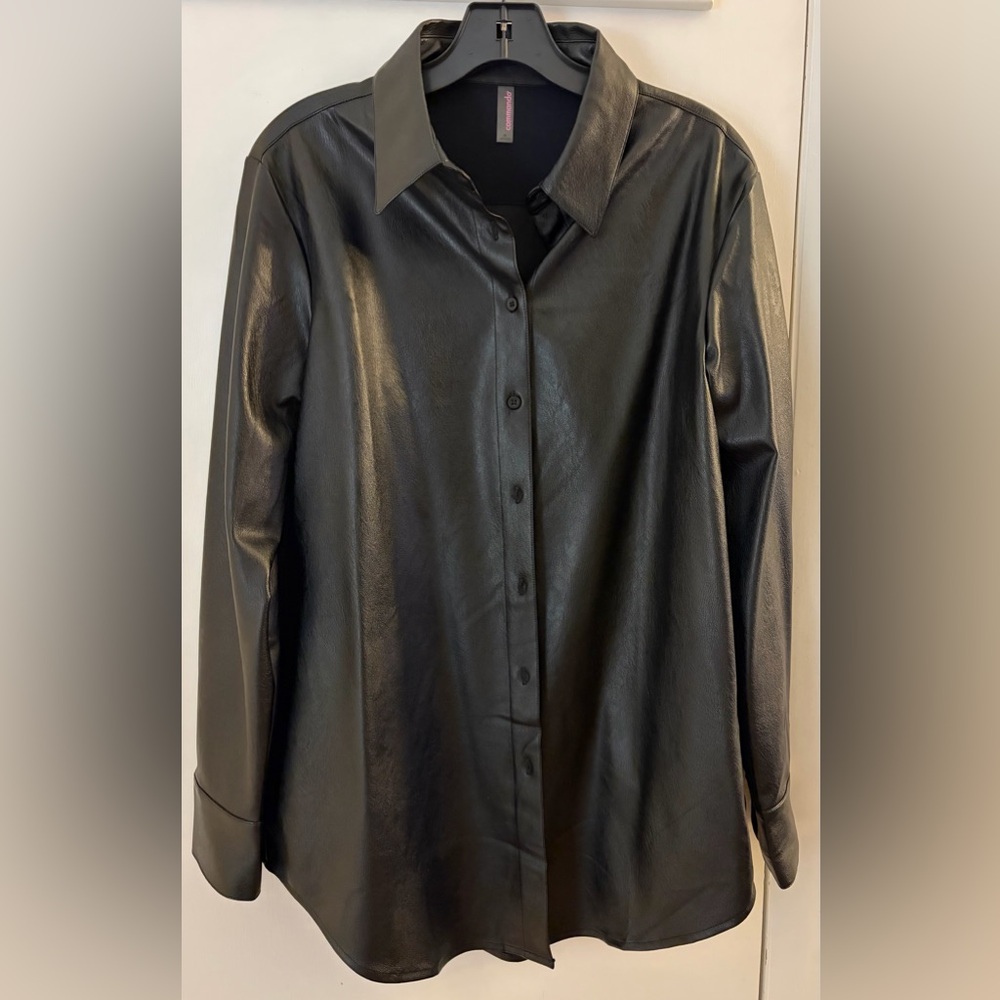Commando Faux Leather Shirt